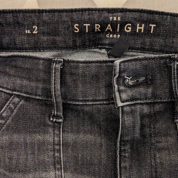 WHITE HOUSE BLACK MARKET Straight Crop High Rise Jeans - Picture 5 of 6